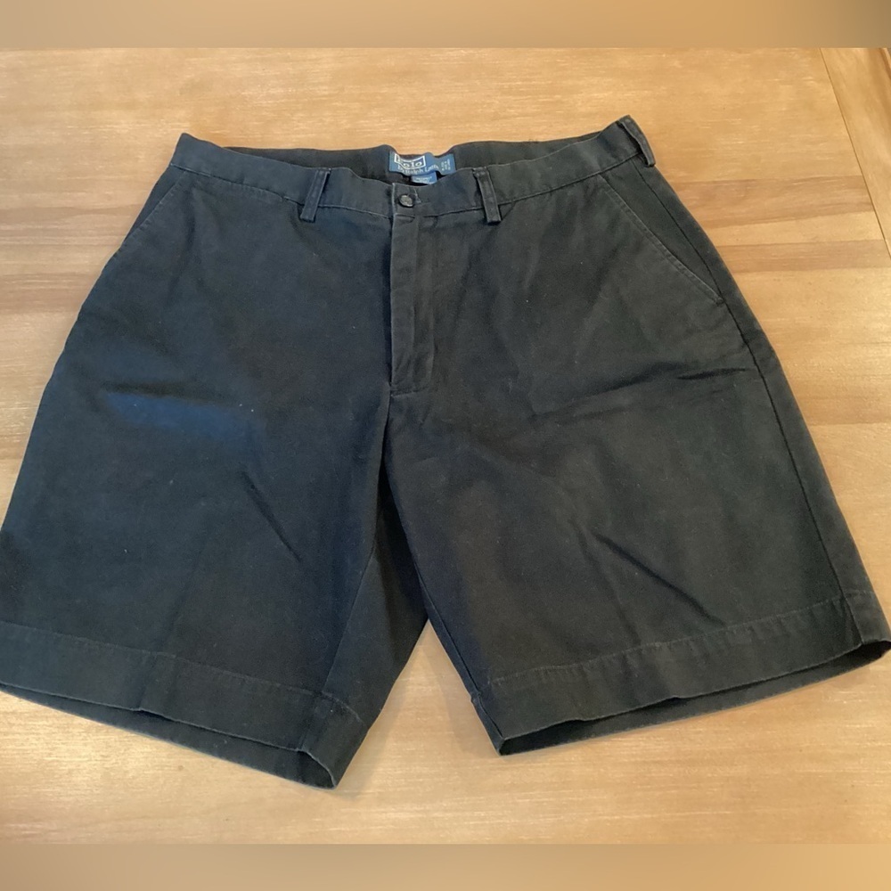 Polo Ralph Lauren Prospect shorts 100% cotton navy blue five pocket 36